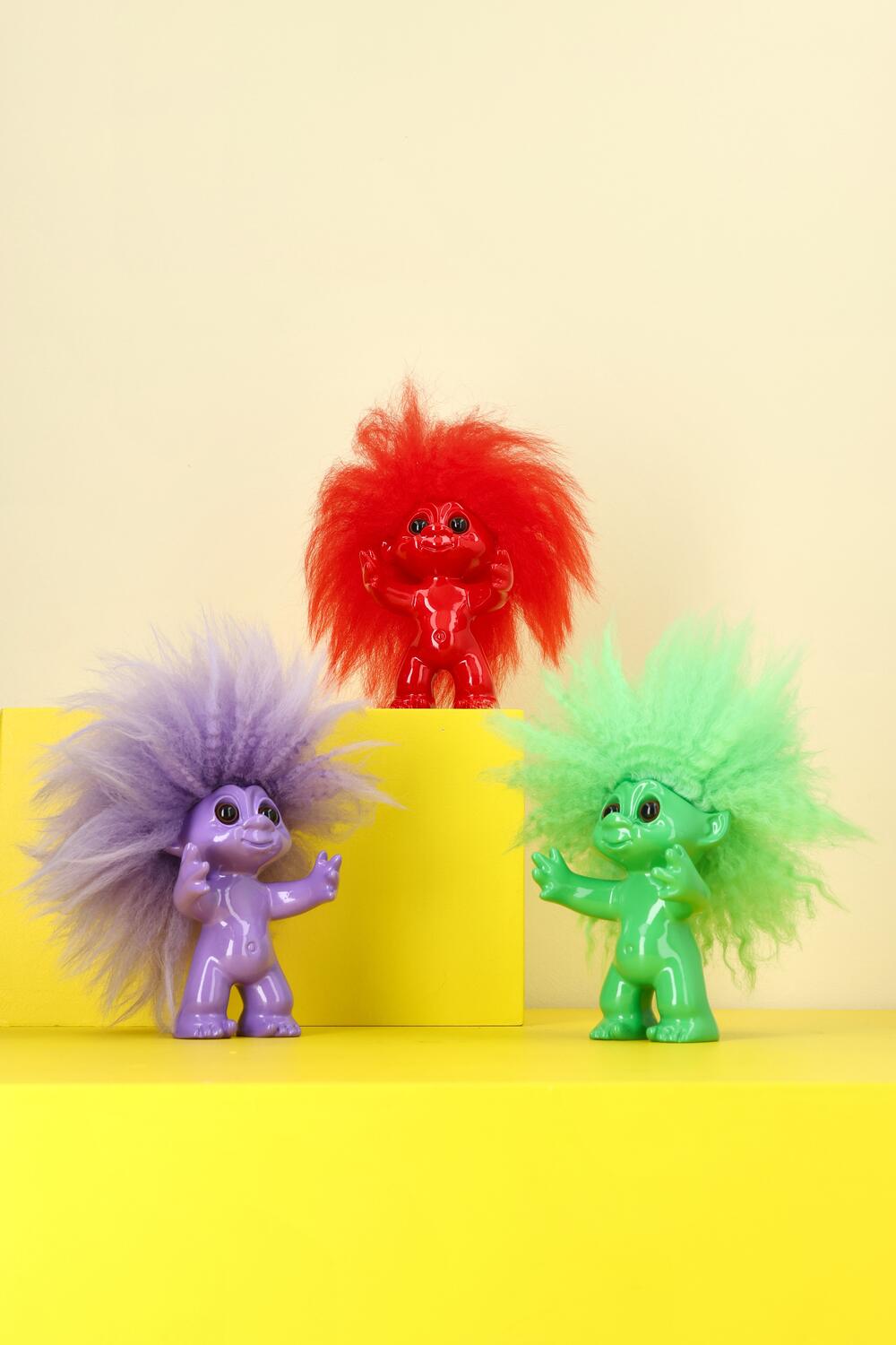 Lykketrold, H9 cm - lilla